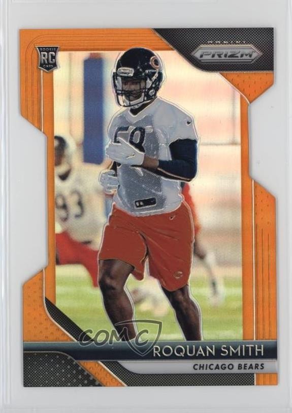 2018 Panini Prizm Rookie Orange Prizm 137/249 Roquan Smith #242 Rookie RC 15ej