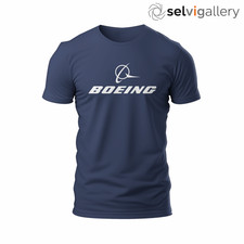 Boeing American Aircraft Logo funny T-Shirt Sizes S-5XL Made in USA