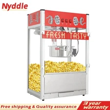 Commercial Popcorn Machine with 30 Oz Kettle Movie Theater Style Popcorn Popper 