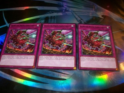 3x Destructive Daruma Karma Cannon 1st Edition Rare PHRE-EN030 Yu-Gi-Oh!