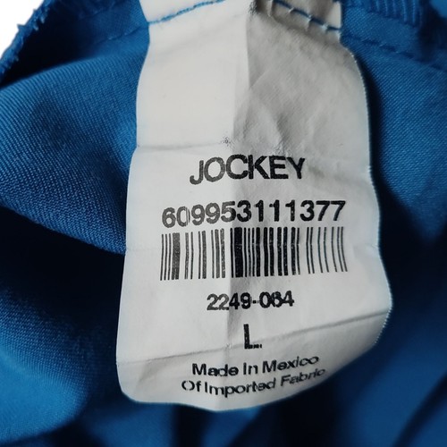 Jockey 2249 Women's Scrub Pants Blue Size Large Zip Pocket Stretch - Picture 5 of 10