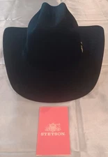 Stetson 30X El Patron Cowboy Hat - BLACK - SFEPTN-4840-07-70