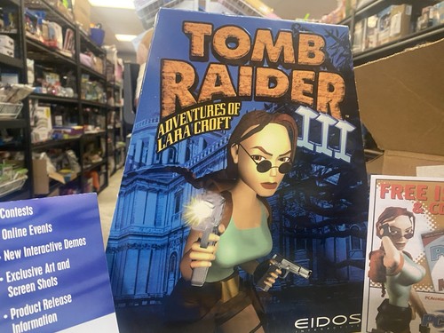 Tomb Raider III Trapezoid Big Box (2-Disc Windows PC Video Game, 1998) Eidos - Picture 2 of 12