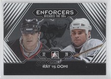 2013-14 ITG Decades 1990s Rob Ray Tie Domi #189 0f8
