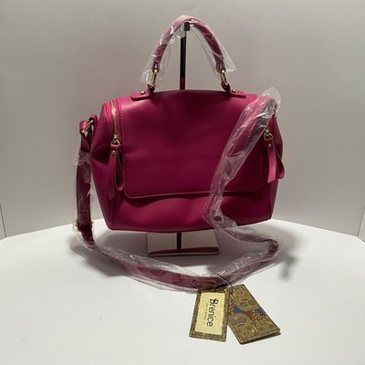 BRENICE HOT PINK  TOP HANDLE /SHOULDER STRAP TRAVEL BAG SATCHEL W/TAGS