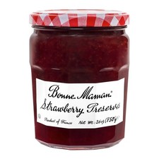Bonne Maman STRAWBERRY PRESERVES 26 OZ Glass Jar Finest Quality French Jam