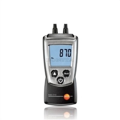 Testo 510 Autoranging Differential Manometer Air Pressure Meter Gauge 0-100HP iu