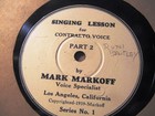 1939 Mark Markoff HOLLYWOOD VOICE TEACHER Lesson MEZZO-SOPRANO Gloria Swanson. — photo 3