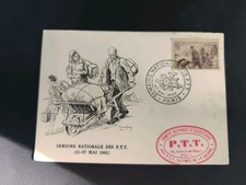 Carte Premier Jour Timbre N° 737 Semaine Nationale Des PTT Paris Oblitéré 1945