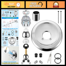 Shower Handle Repair Trim Kit for Delta 600 Series, Chrome Acrylic Tub Faucet