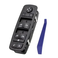  Master Power Window Switch Button Front Left Driver Side Compatible with 2011 