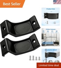 Shower Door Towel Bar Brackets for Bypass, Nylon Towel Bar Bracket, 2 Pcs
