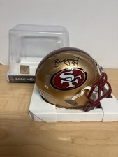 Brent Jones San Francisco 49ers autographed signed Speed Mini Helmet FREE SHIP