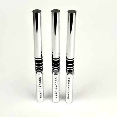 MARC JACOBS Set of 3x Fineliner Eyeliner Gel Eye Crayon BLACQUER Black Travel Sz