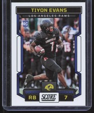 2023 Score #336 Tiyon Evans RC LA Rams