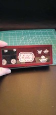Doll house miniature 1" scale Bespaq tea set in case