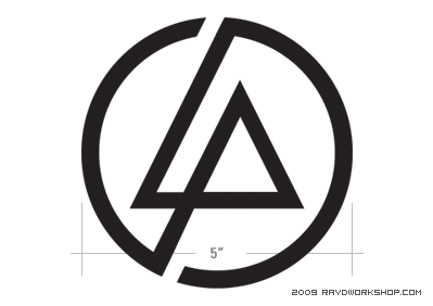(2x) Calcomanía troquelada troquelada pegatina Linkin Park LP vinilo autoadhesivo Mike Shinoda - Imagen 1 de 1