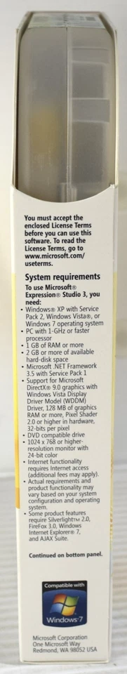 Microsoft Expression Studio 3 (versión académica minorista) con clave de producto Foto 2 de 4