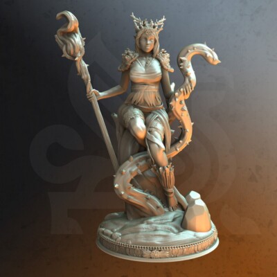 Rheda Elf Druid Miniature | D&D DnD
