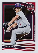 #52 ANDREW JIMENEZ 2024 Panini USA Stars & Stripes RC