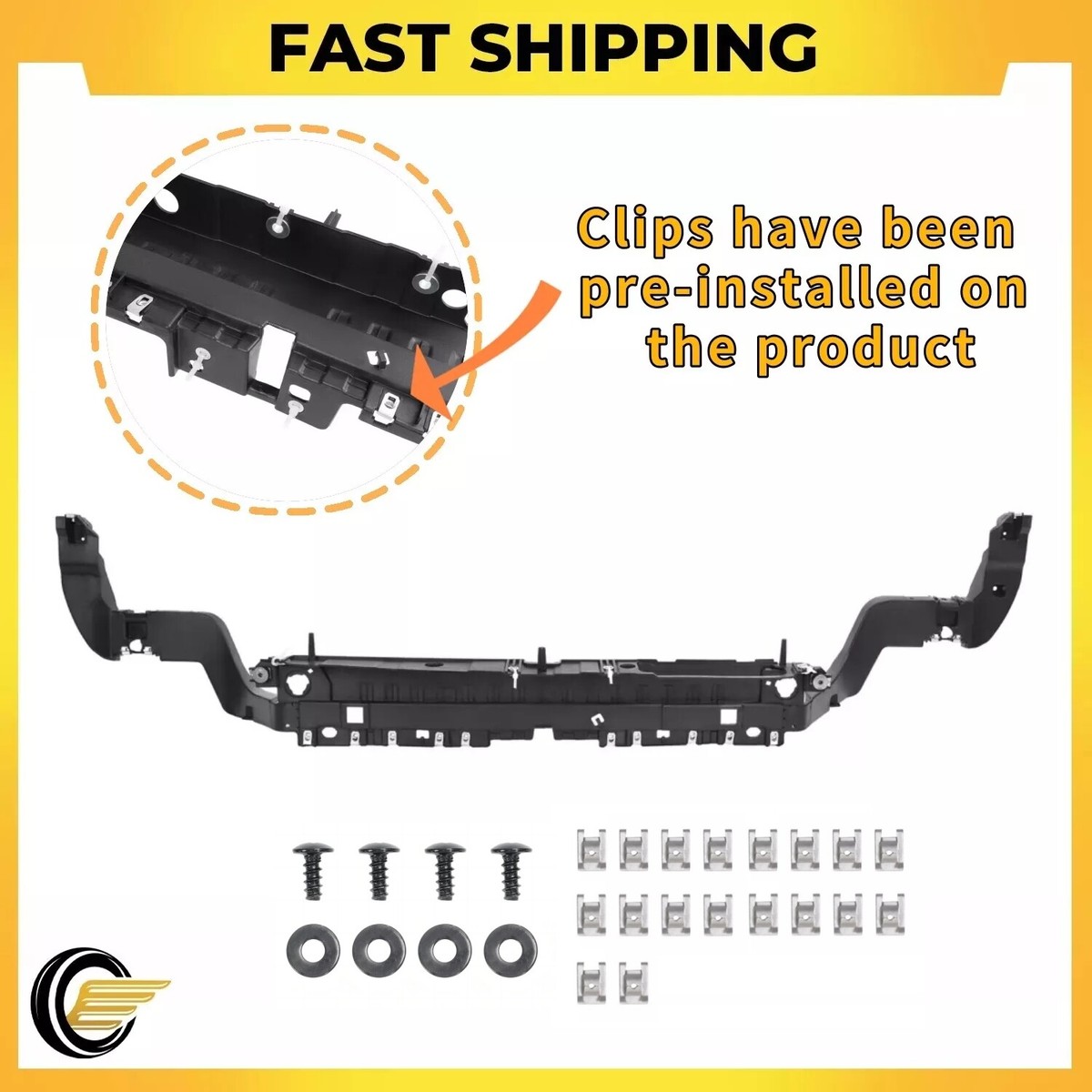 For Ford Edge 2015-2018 Replace Radiator Support | Upper Tie Bar