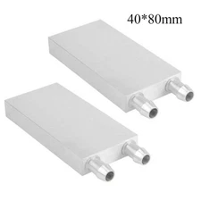 Aluminum Water Cooling Block Circulating Cooler for CPU Radiator Heatsink 40*80