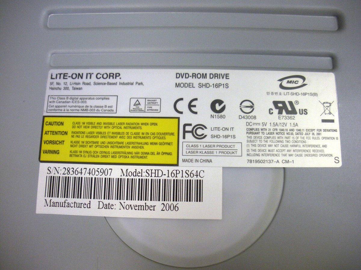 Sun 371-2276 X4215A-Z 16x DVD-ROM / 48x CD-ROM Drive | eBay