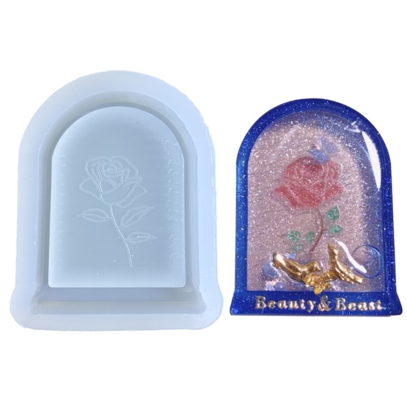 Resin Casting Molds,Resin Art Shaker Mold,Crystal Silicone Hollow Mold