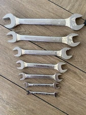Vintage S-K Tools Lectrolite 7pc SAE Wrench Set USA +FAST SHIPPING!