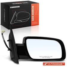 A-Premium Black Smooth Power Mirror RH for Chevy Astro 1999-2004 GMC Safari 1999