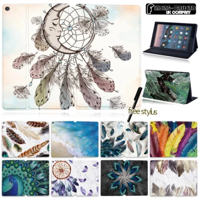 For Amazon Fire HD 10 5th 7th 9th 11th Gen Tablet Leather Flip Case Stand Cover