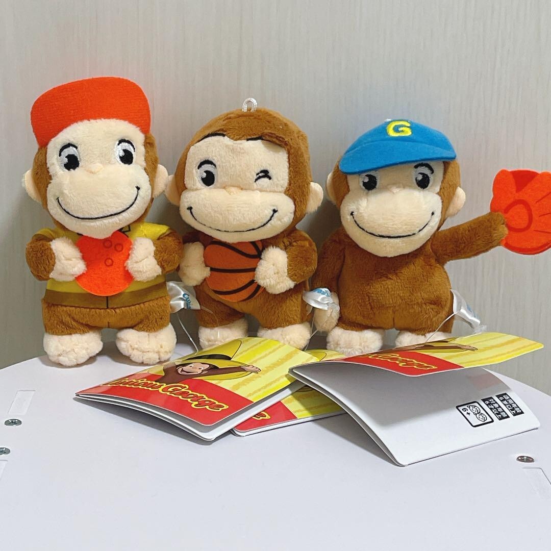 George Pig Raro Raro Curioso George Mascotte Playing Ver. Set Di 3 Dal Giappone 10cm | eBay