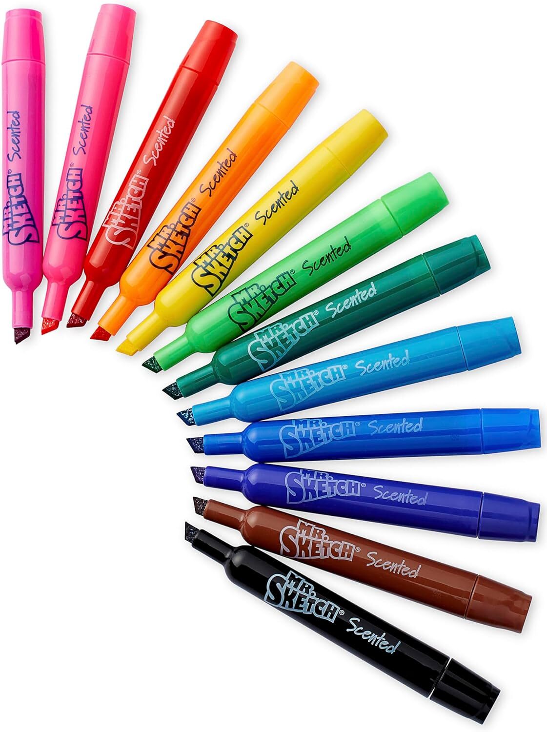 Vibrant 22-Pack Chisel Tip Scented Markers in Assorted Colors  -image