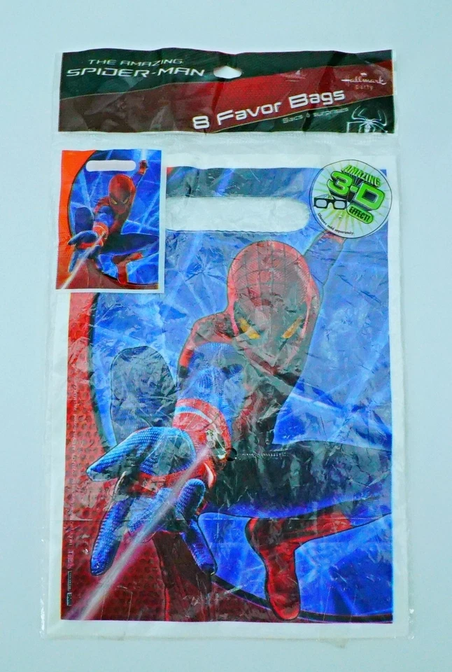 Hallmark Increíble Spider Man Bolsas Bolsas de regalos Favores de fiesta Fiesta Fiesta Bolsa de regalo Foto 4 de 4