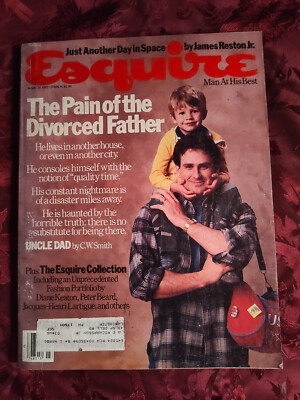 ESQUIRE March 1985 Arnold Schwarzenegger John Knowles D Mamet Gerard Depardieu