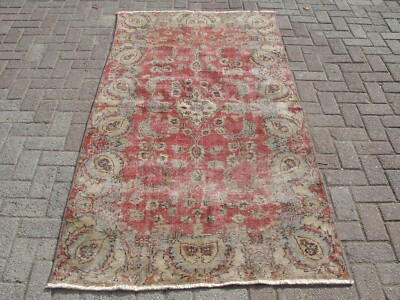 4x7 Teppich Vorleger, Teppiche für Wohnzimmer, Used Rug, Area Rug, Bohemian Rug
