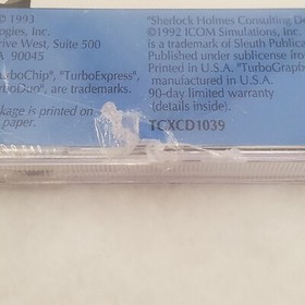 Sherlock Holmes Consulting Detective Volume 2&nbsp;TurboGrafx-CD New Cracked Case