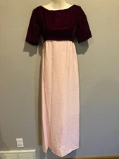 Junior's/Women's Vtg LORRIE DEB San Francisco Pink/Purple Gown Dress Size 9