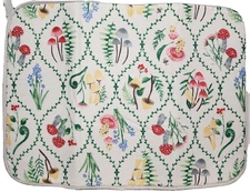 Kitchen Extra Absorbent Drying Mat (16" x 22") MUSHROOMS & FLOWERS, Shabby Chic