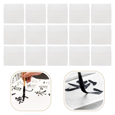 100 Pcs Reis Papier Chinesisches Sumi-Papier Zum Schreiben Mit Tinte