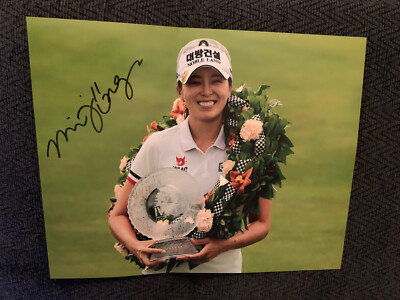 Mi Jung Hur Signed 8 x 10 Photo Lpga Golf  Autographed IWiT Brickyard Champ 2019
