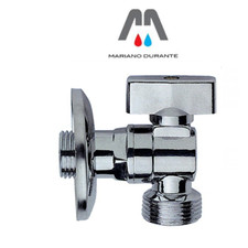 RUBINETTO SFERA 1/2"X3/4" PESANTE X LAVATRICE E LAVASTOVIGLIE C/ ROSONE CROMATO