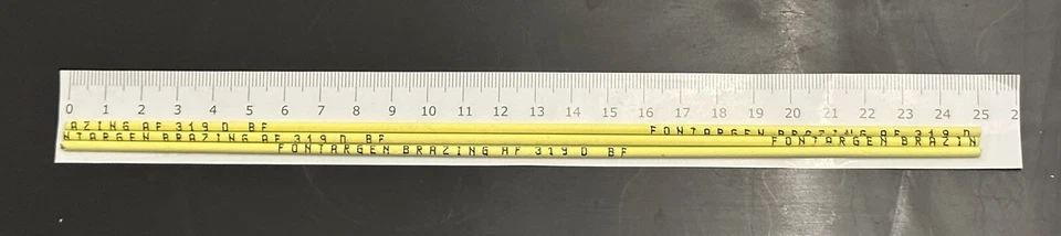 3 Stk Silberlot, 34% Silber, ummantelt, umhüllt, Fontargen AF319D Mengenrabatt