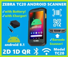 ✅Zebra TC20 Android Handheld 2D/1D/QR Barcode Scanner TC200J-10C112US!🔥⭐