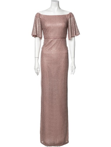 Aidan Mattox Champagne Illusion-Neck Beaded Gown; Size 2 | eBay Aidan Mattox Champagne Illusion-Neck Beaded Gown; Size 2 | eBay