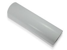 6,84�/m� 4D Wei� Carbon Autofolie 15m x 152cm Luftkan�le Car Wrapping