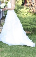 Size 8 white wedding dress