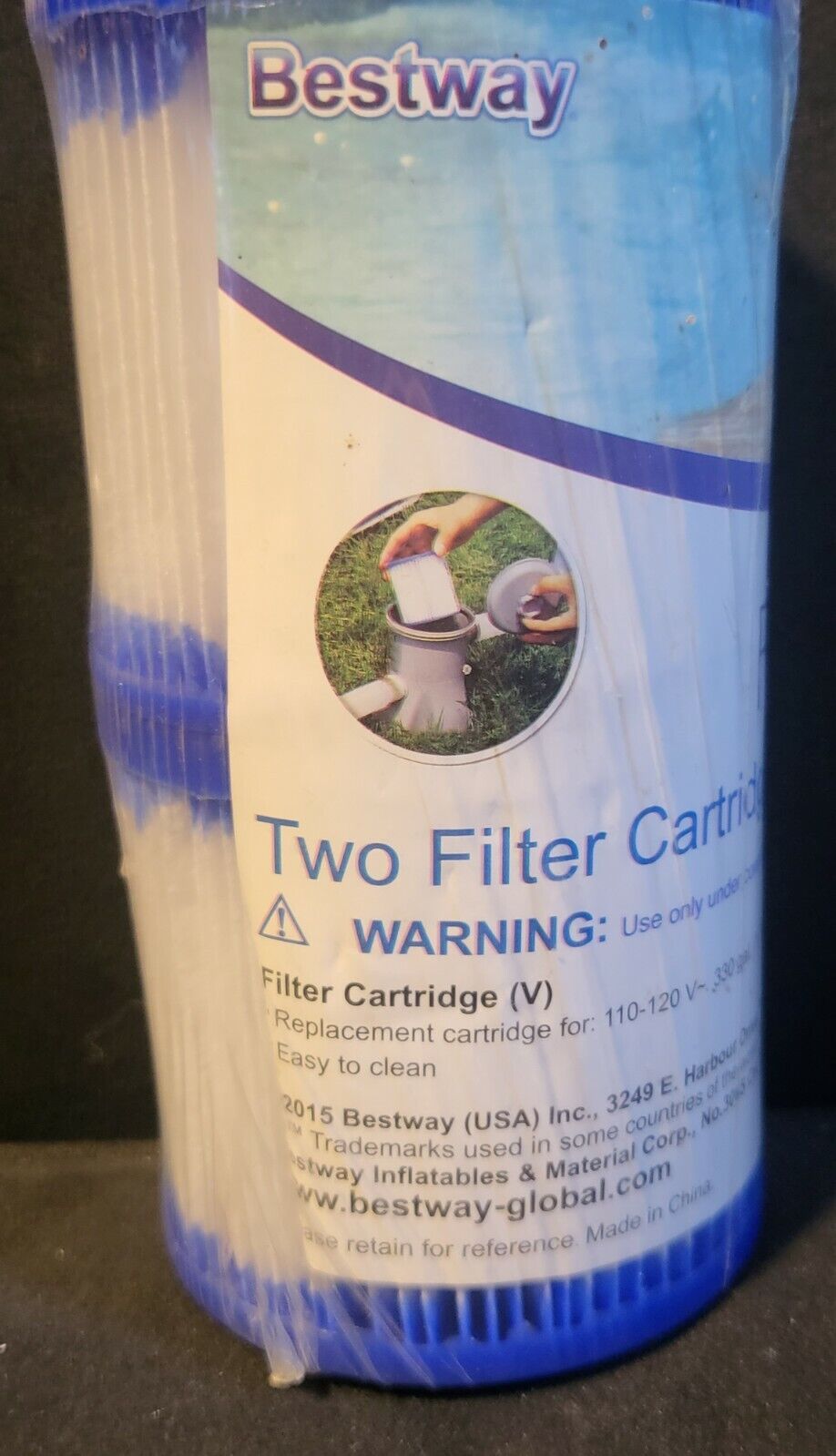 x2 Now on sale Filter Cartridges Bestway 58168E V Inexpensive SEALED Cartridge Type Pool