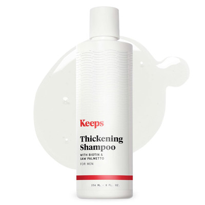 Keeps Hair Regrowth Treatment Mens Shampoo for Fuller, Thicker Looking Hair, 8 