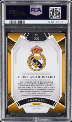 2016 PANINI SELECT #300 CRISTIANO RONALDO PSA 10 | eBay